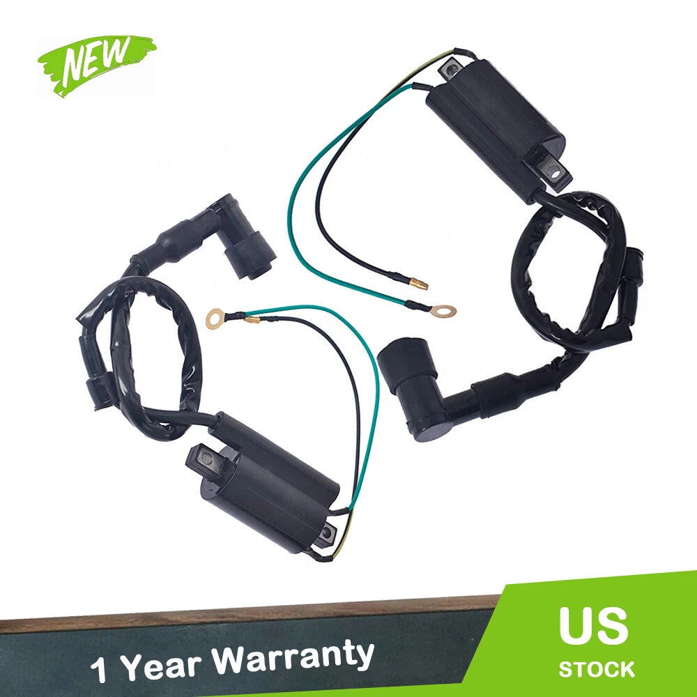 2X Ignition Coil Set for Honda Motorcycle CB350 CL350 SL350 CJ360T CB360T (1968–1978)