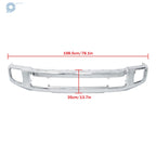 Chrome/Black Front Bumper for F250 F350 (2020–2022)