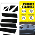 10X Black Molding Pillar Post Trim for Mazda 3 Axela (2014–2018) EXV