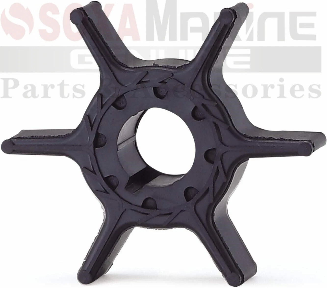 Water Pump Impeller with Key for Yamaha Outboard Motor (63V-44352-01)