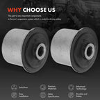 2X Front Upper Control Arm Bushing for Jeep Grand Cherokee (2005-2010)
