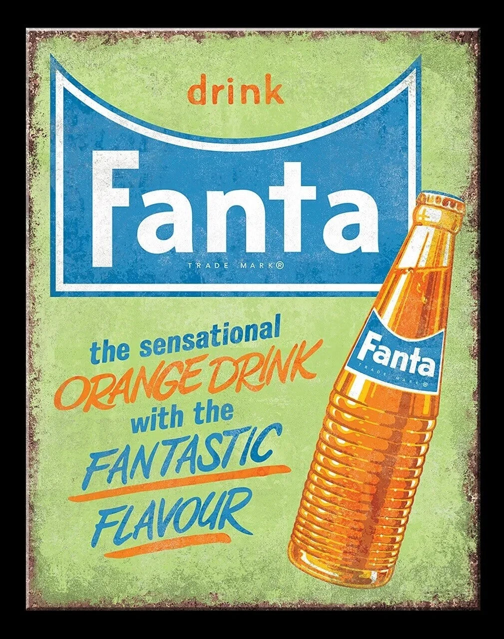 Metal Tin Sign for Coca Cola Soda Pop (#2640)