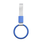 Round Blue JDM Tsurikawa Ring for Universal Fit (No Specific Year)