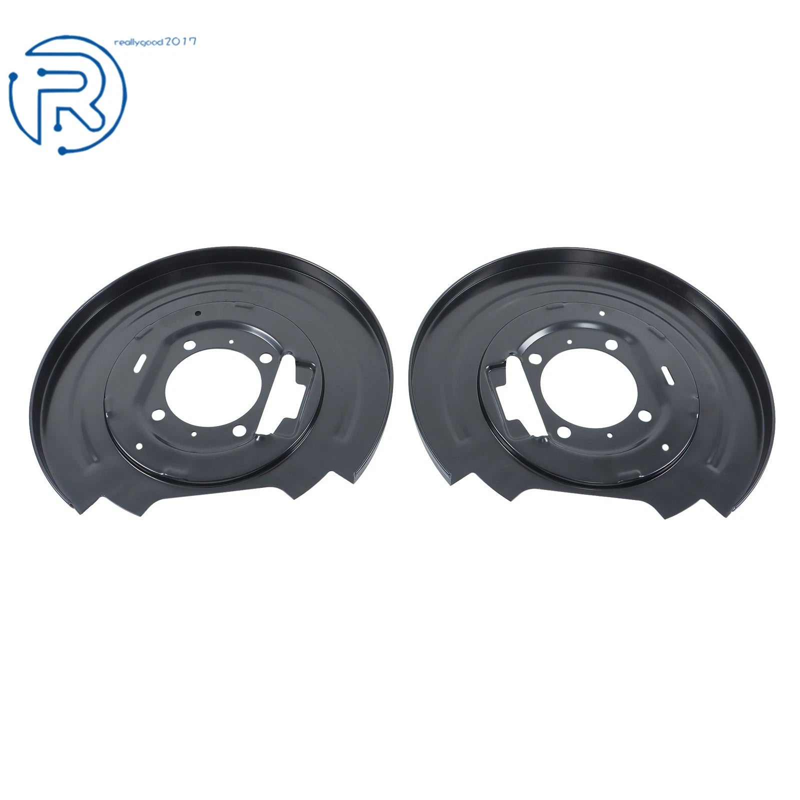 Set of 2 Rear Disc Brake Dust Shields for Ford F150 Expedition (1997–2000) 924-215