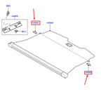 Beige Rear Cargo Cover Pin for Land Rover Range Rover Sport (2005-2013)