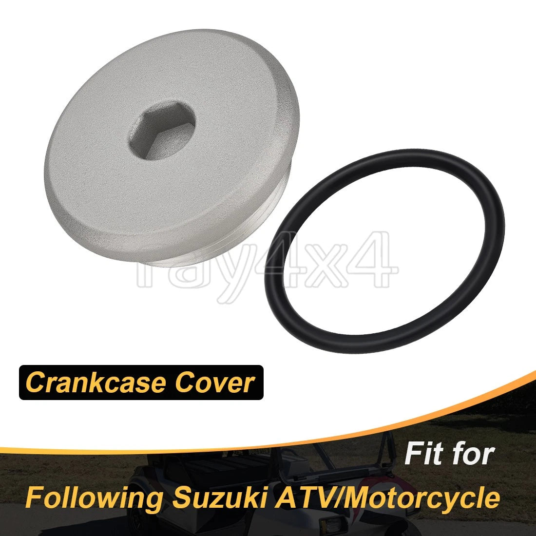 Crankcase Cover Plug & O-Ring for Suzuki DR250 DR350 DR650 DRZ400 LTZ400 LTR450 GSXR (1990–2023)
