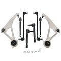 Set of 8 Front Lower Control Arm Ball Joints Tie Rod End for Nissan Altima (2015–2018)