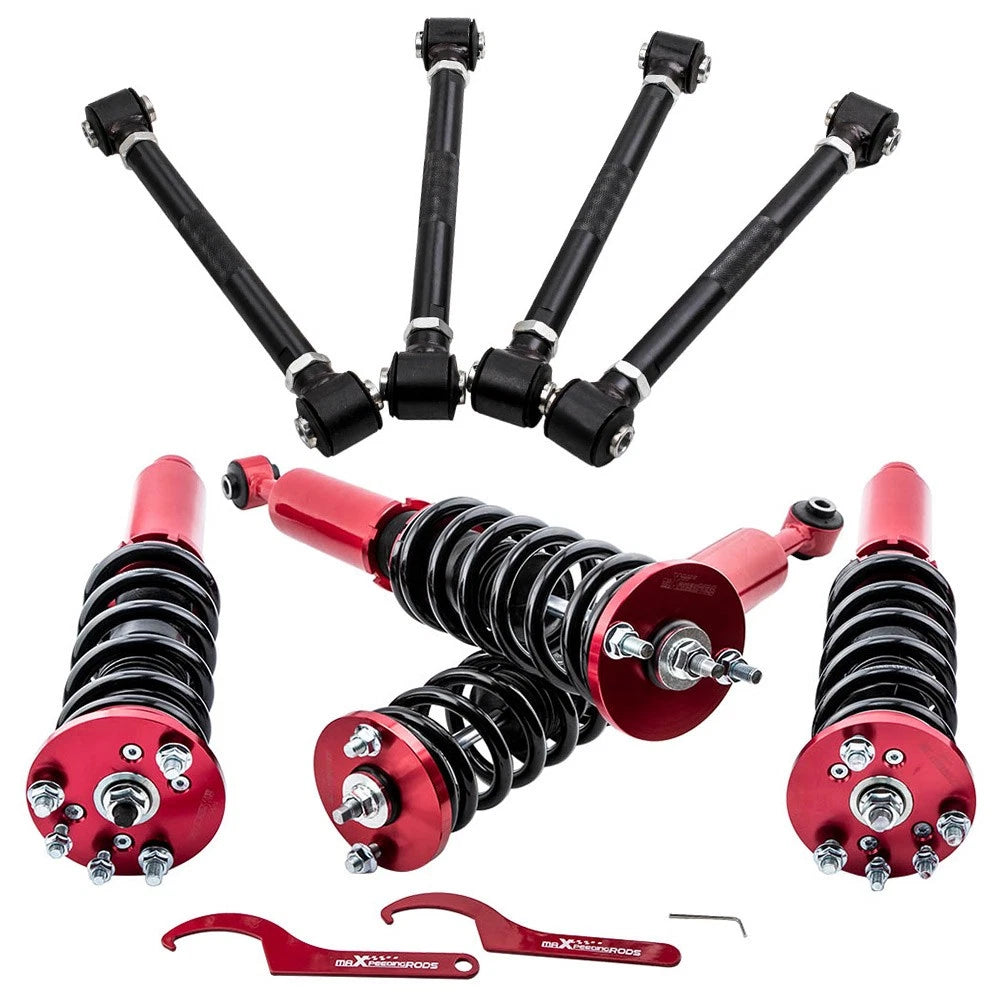 Coilovers + Rear Upper & Lower Camber Arms for Honda Accord (2003–2007)