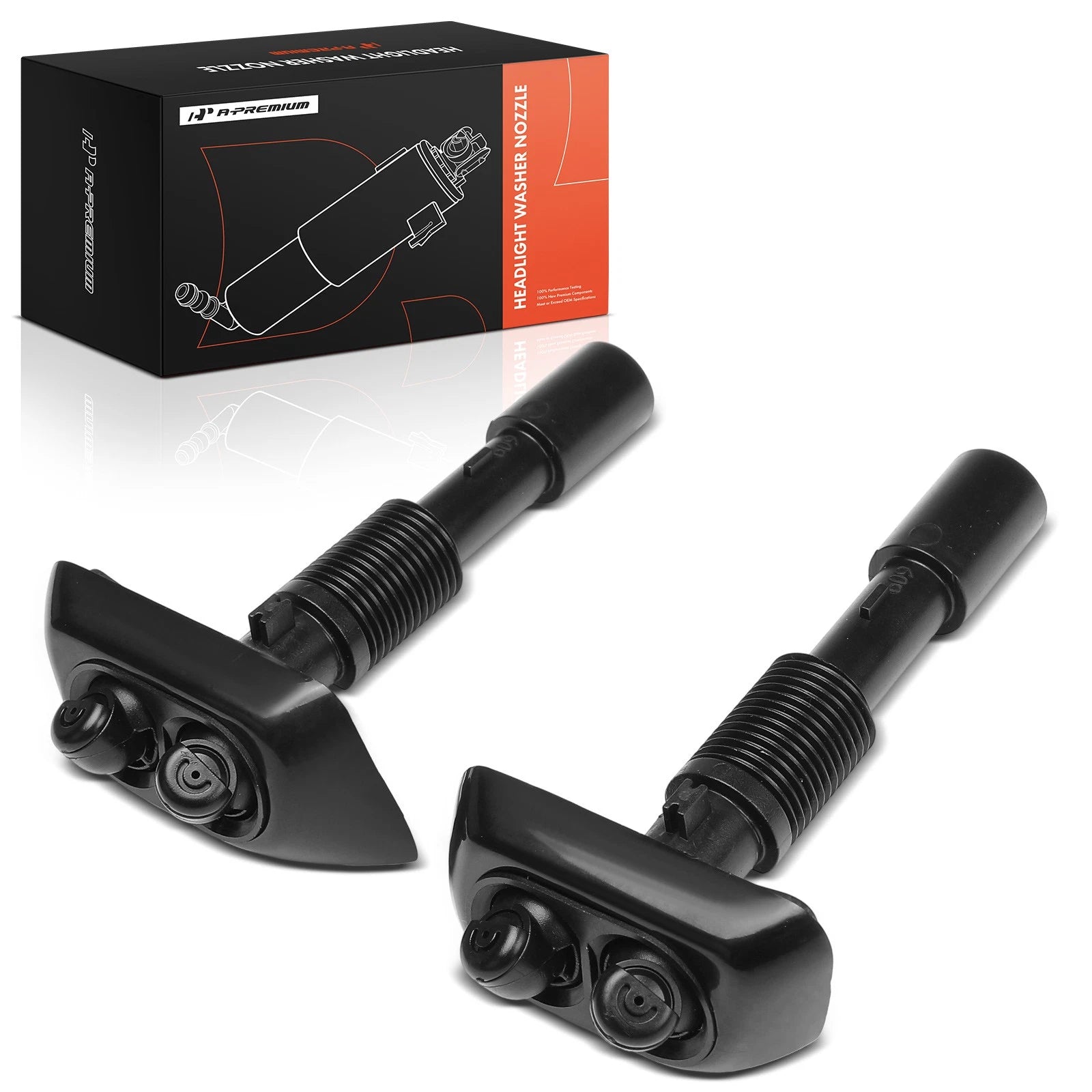 2Pcs Front Headlight Washer Nozzle for BMW 740i 1995–2001