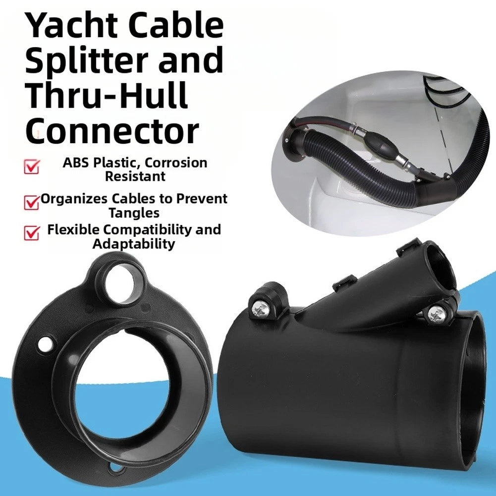 Marine Cable Grommet for Outboard Wire and Hose Protection (ABS Plastic)