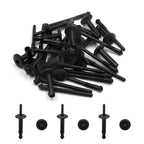 20pcs Black Plastic 5.5mm Car Panel Rivets Fastener Clips for BMW 
