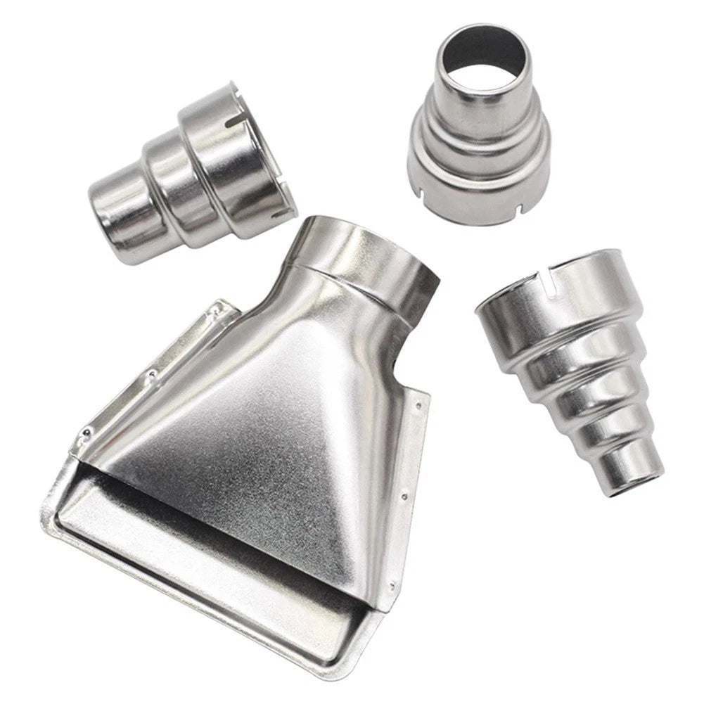 Set of 4 Stainless Steel Nozzles for Electric Heat AirGun Welding Accessories