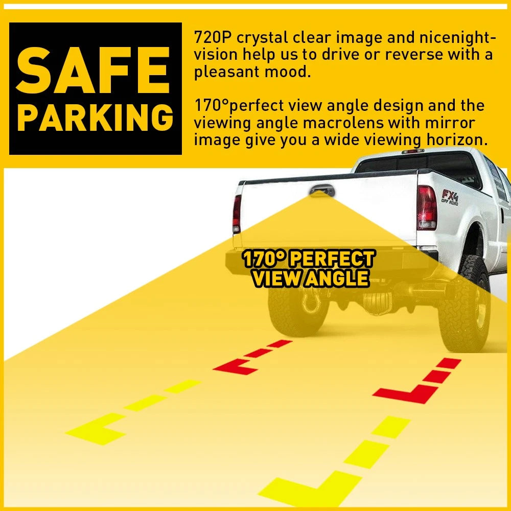 Tailgate Latch Door Handle with Backup Camera for Ford F150 F250 F350 (1997–2006)