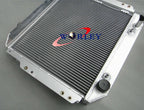 56MM Aluminum Radiator + Fan for Nissan Forklift A10 A25 H20 (1988-1992)