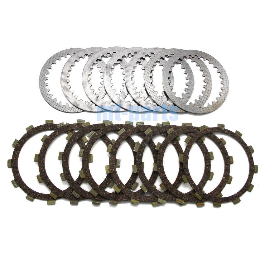 Clutch Friction Disc Plate Kit for Yamaha FZ700T/TC (1987), FZ750 (1985–1991)