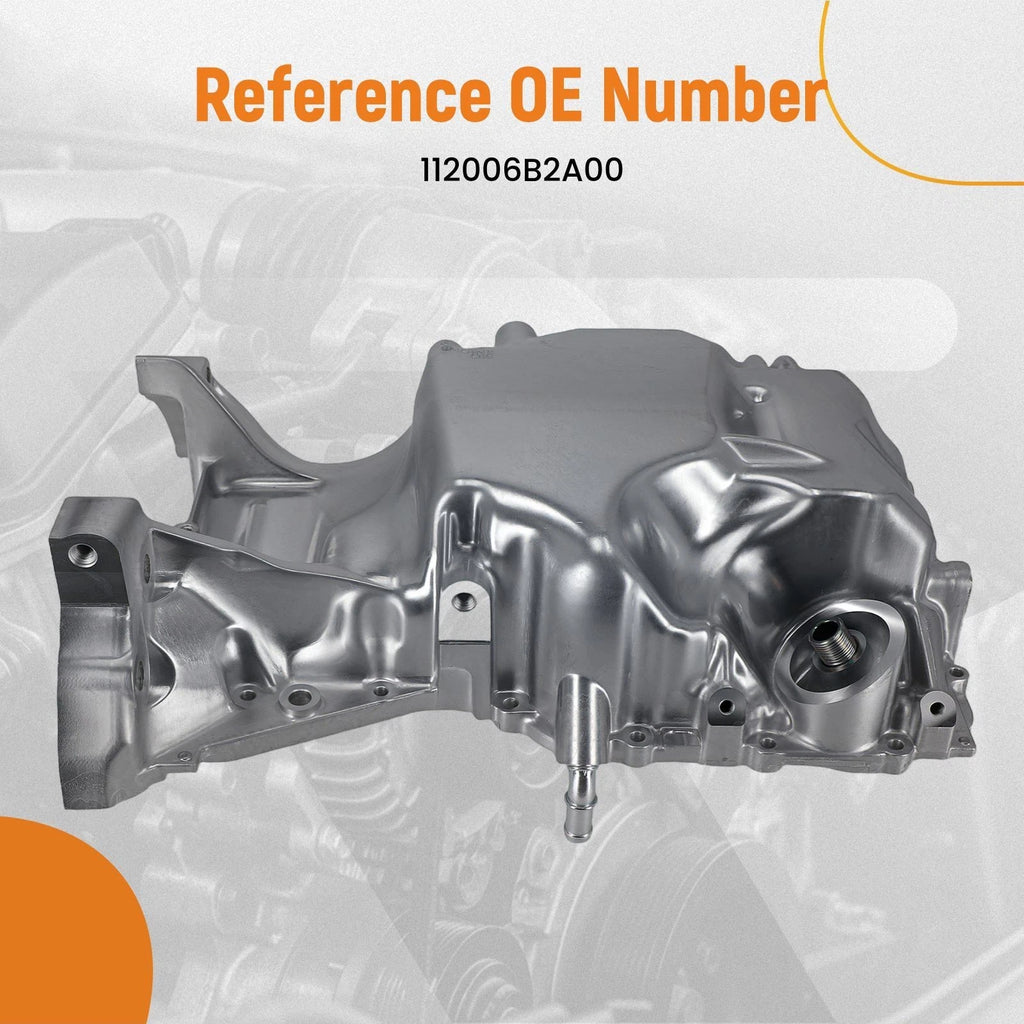 Aluminum Oil Pan for Honda Accord L4 2.0L (2018–2022) OE 112006B2A00