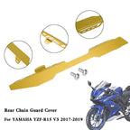 Rear Sprocket Chain Guard Protector Cover for Yamaha YZF R15 V3 (2017–2019) Gold T9