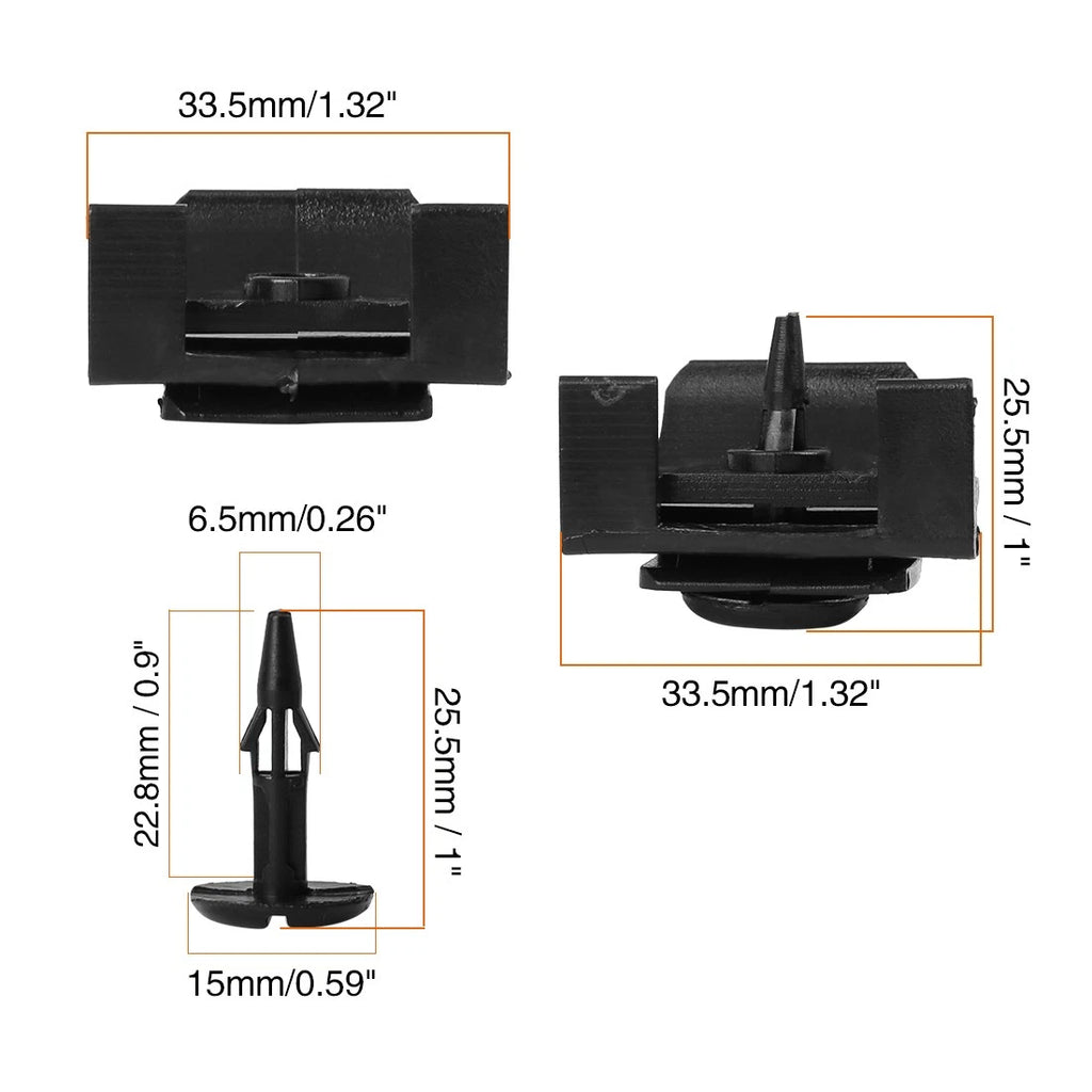30x Mudguard Liner Retainer Clip for Toyota RAV4 Tacoma Scion iQ (2013–2021)