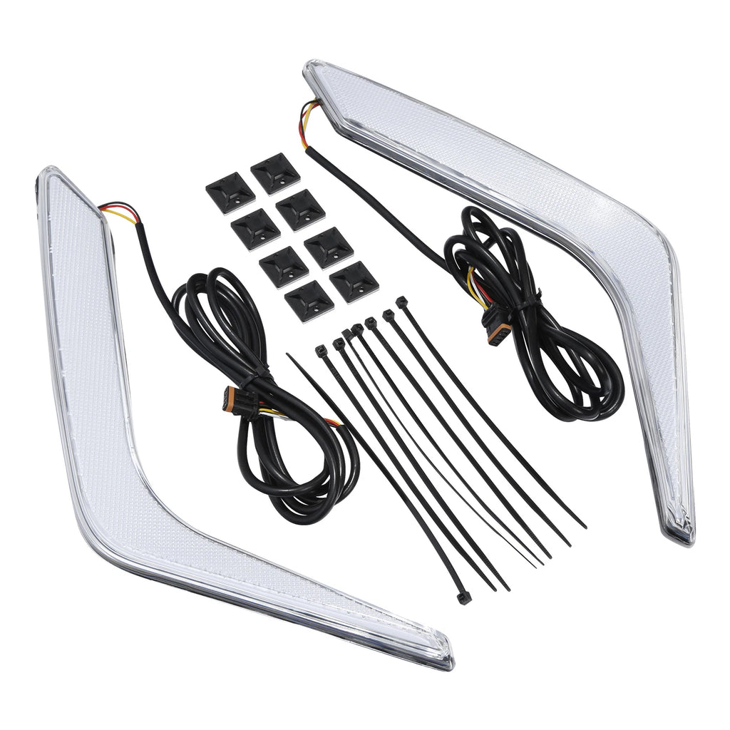 Rear Saddlebag Turn Brake Light Accents for Honda Goldwing GL1800 (2018–2023)