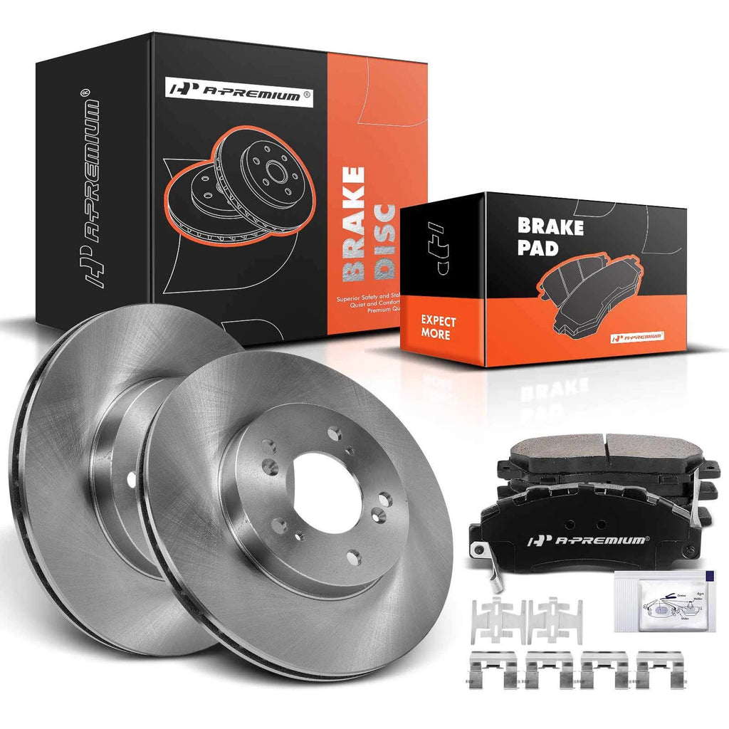 Front Disc Brake Rotors & Ceramic Pads for Honda CR-V (1997–2001)