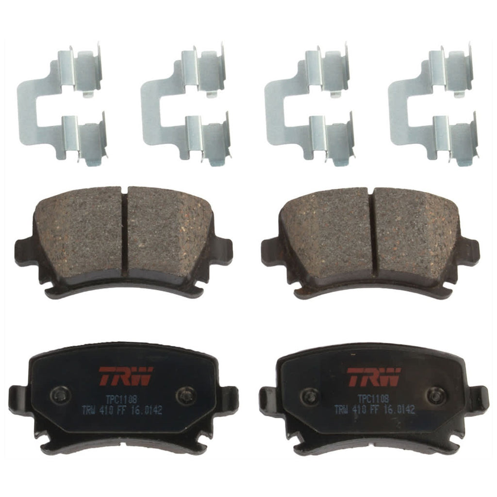 Set of 2 Brake Disc and Pad Kits for Audi A6 Quattro