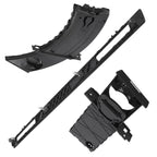 Set of 2 Black Dashboard Cup Holder Trim Panels for BMW E90 E91 E93 (2006–2013) 51459173463