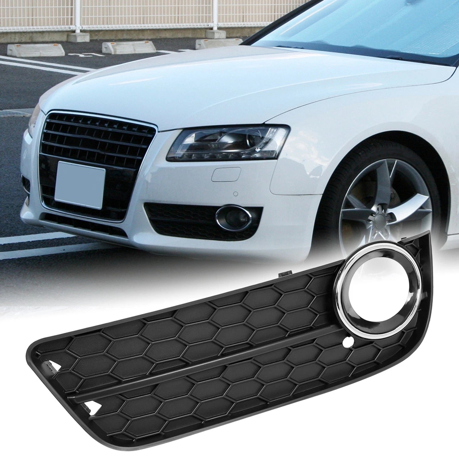 Fog Light Grill Lamp Cover for Audi (2010–2015)