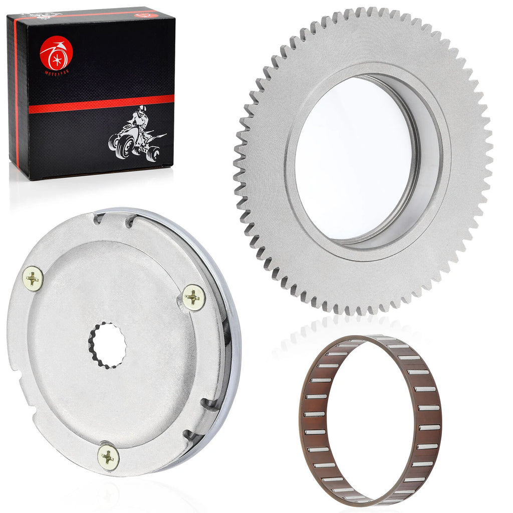 Starter Clutch Assembly & Wheel Gear for Polaris Scrambler 90, Predator 90 (2001–2006)