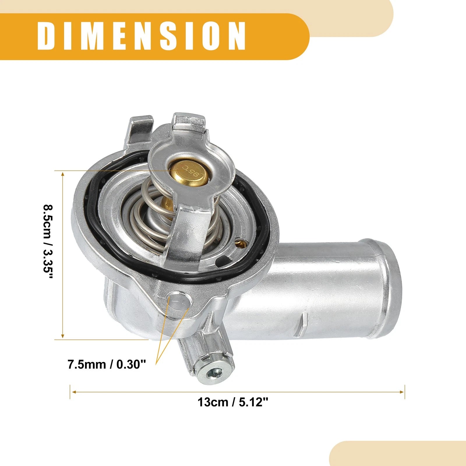 Coolant Thermostat Housing Assembly No. 5184651AG for Dodge Durango (2011–2015)