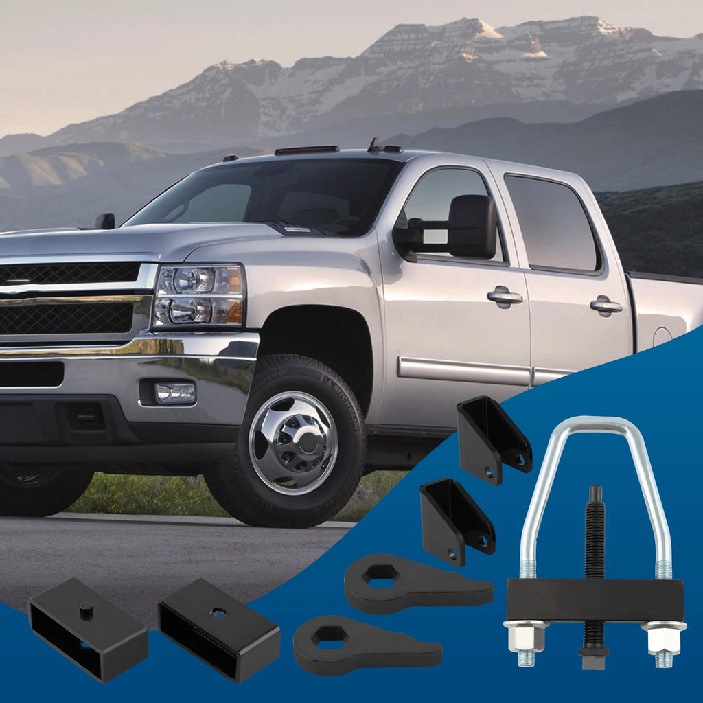 3" Front 2" Rear Lift Kit for GMC Sierra 1500 1500HD 2WD 4WD 2001–2010