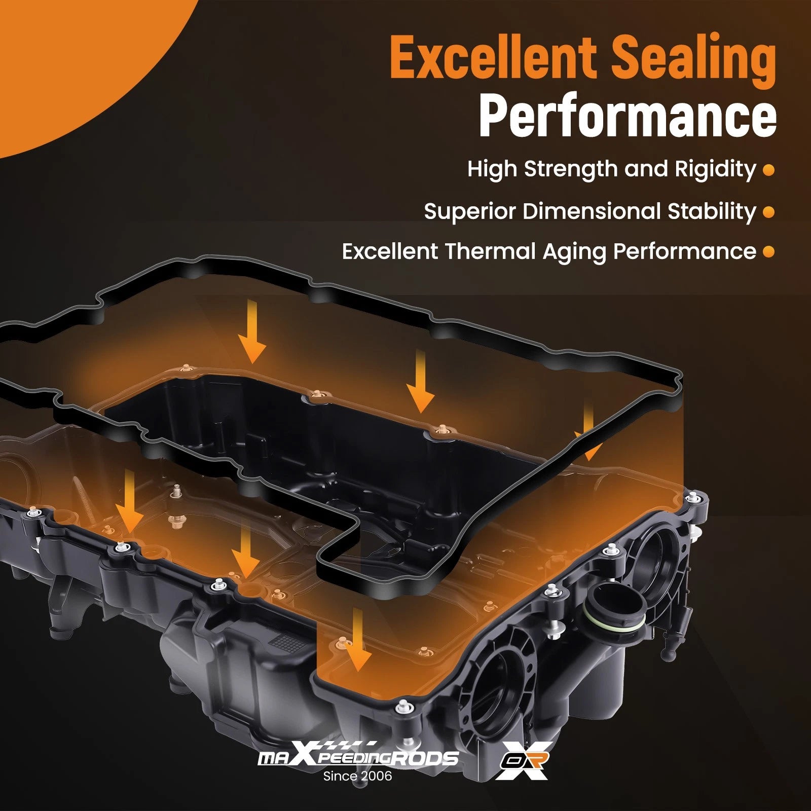 Engine Valve Cover w/ Gasket for BMW X1 X3 X4 X5 Z4 (2012–2018) 2.0L 11127588412