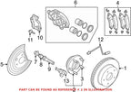 Front Wheel Bearing and Hub Assembly for Dodge Ram 1500 (OEM)