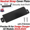 Neutral Strap Cover Plate for Dodge Charger (2015–2023)