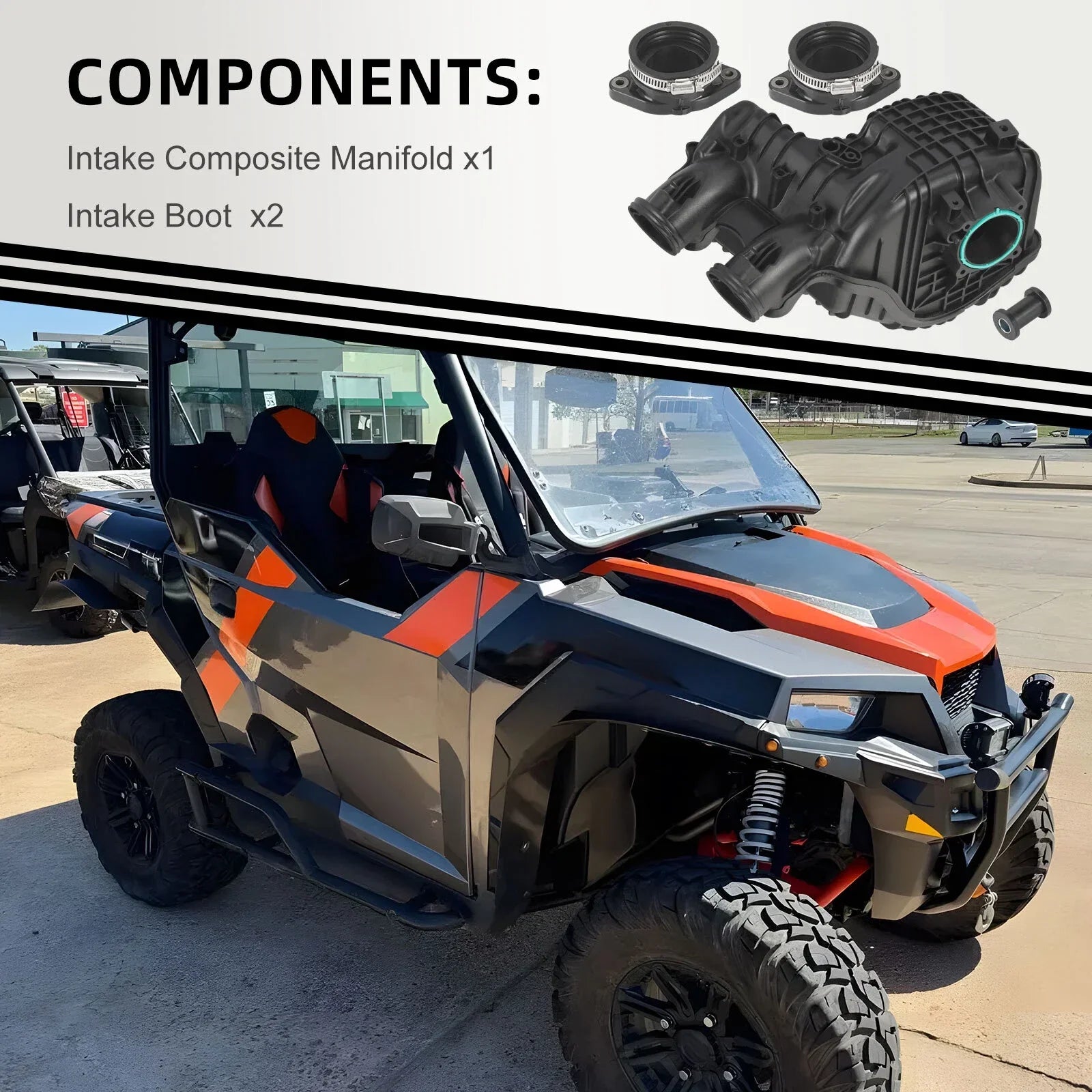 Air Box Intake Manifold Intake Boot for Polaris Ranger