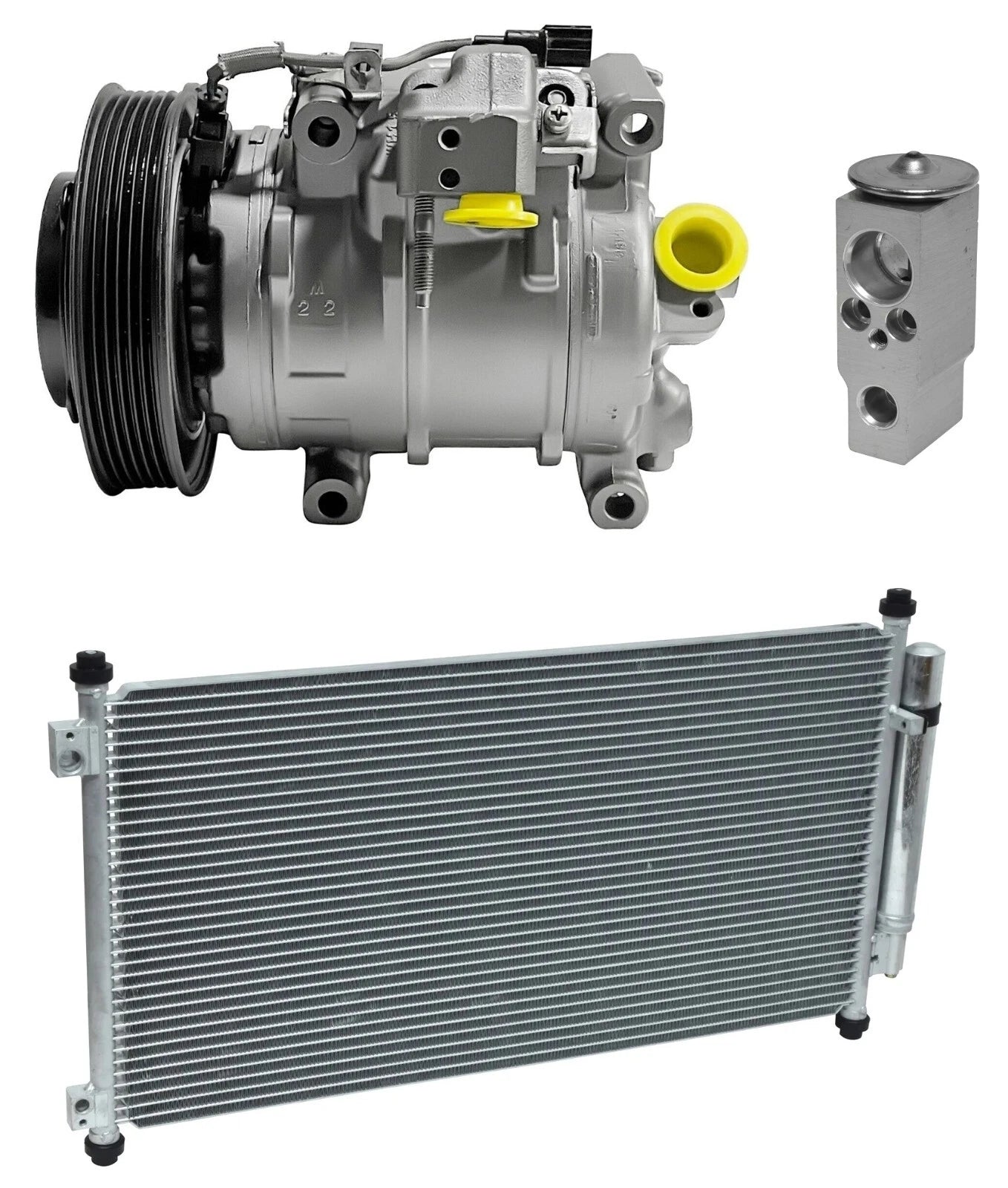 AC Compressor Kit With Condenser for Honda Crosstour 3.5L (2014–2014)