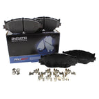 Set of 4 Akebono ProACT Ultra Premium Front Ceramic Pads for Lexus IS250 (2006–2015)