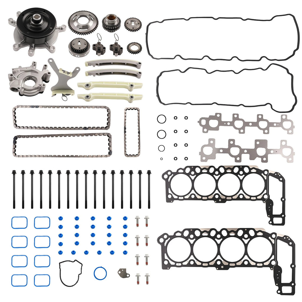 Timing Chain Set Water Pump Oil Pump & Gaskets for Dodge Ram 1500 (2005–2010)