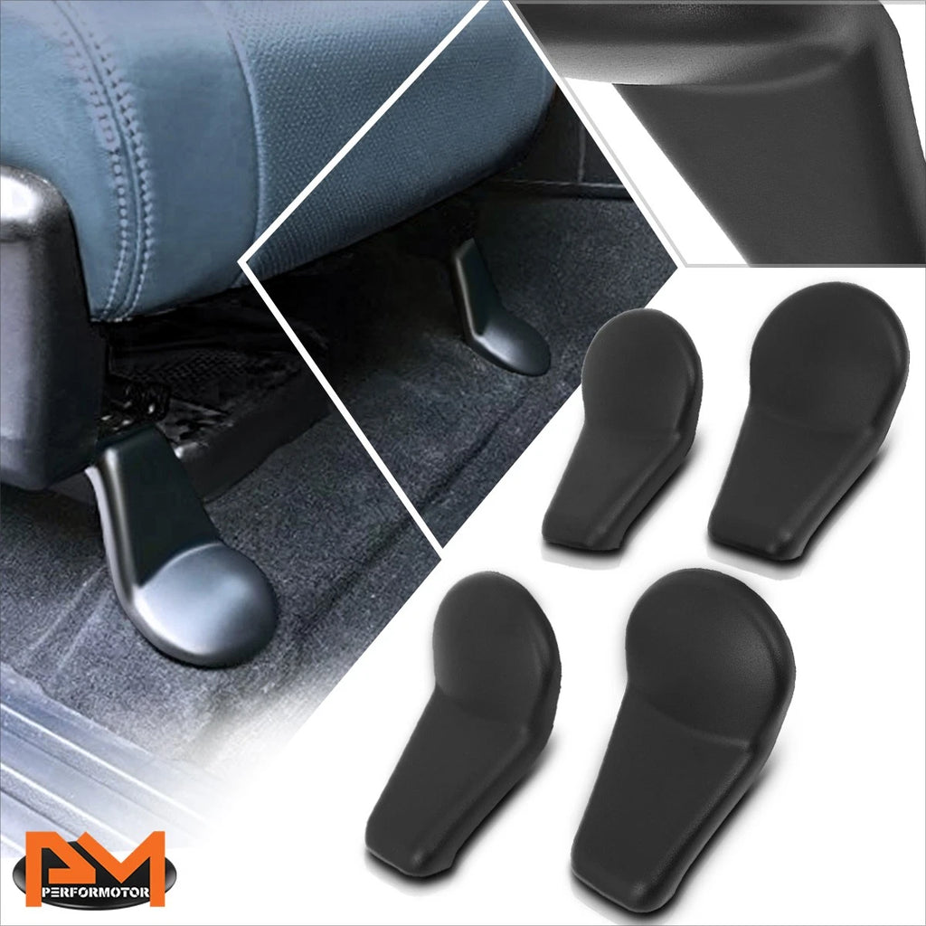 Set of 2 ABS Plastic Front Seat Bracket Fixing Bolt Cover Trims for Toyota Tundra (2014–2019)