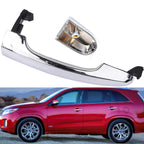 Chrome Exterior Door Handle for 2011–2015 Kia Sorento Rear Left Driver Side