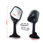 Racing Mirrors for Suzuki GSXR1000 (2001–2002), GSXR600 (2001–2003), GSXR750 (2001–2003) Carbon Style
