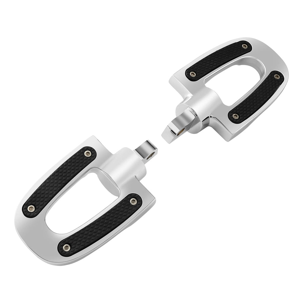 Chrome Footpeg Pegs for Harley Touring Road Street Glide