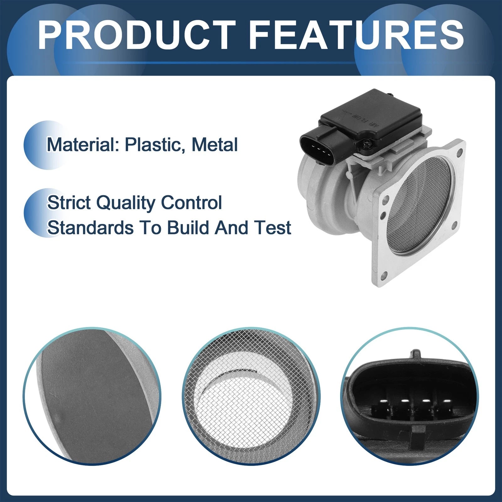 Mass Air Flow Sensor No.F0CZ12B579A for Ford Focus (2012–2018)