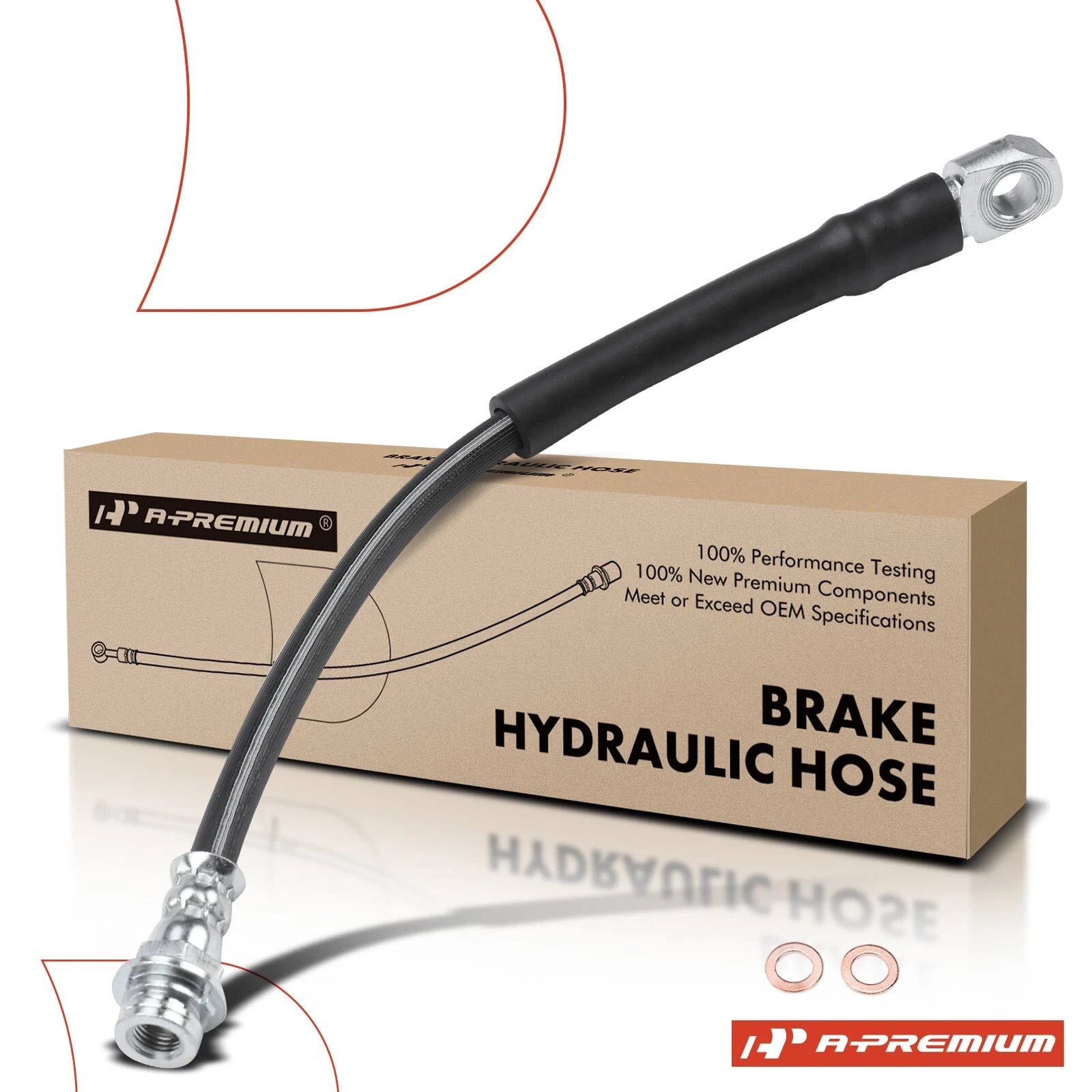 Front Brake Hydraulic Hose for Chevrolet Impala (1979–1985) Caprice (1979–1990)