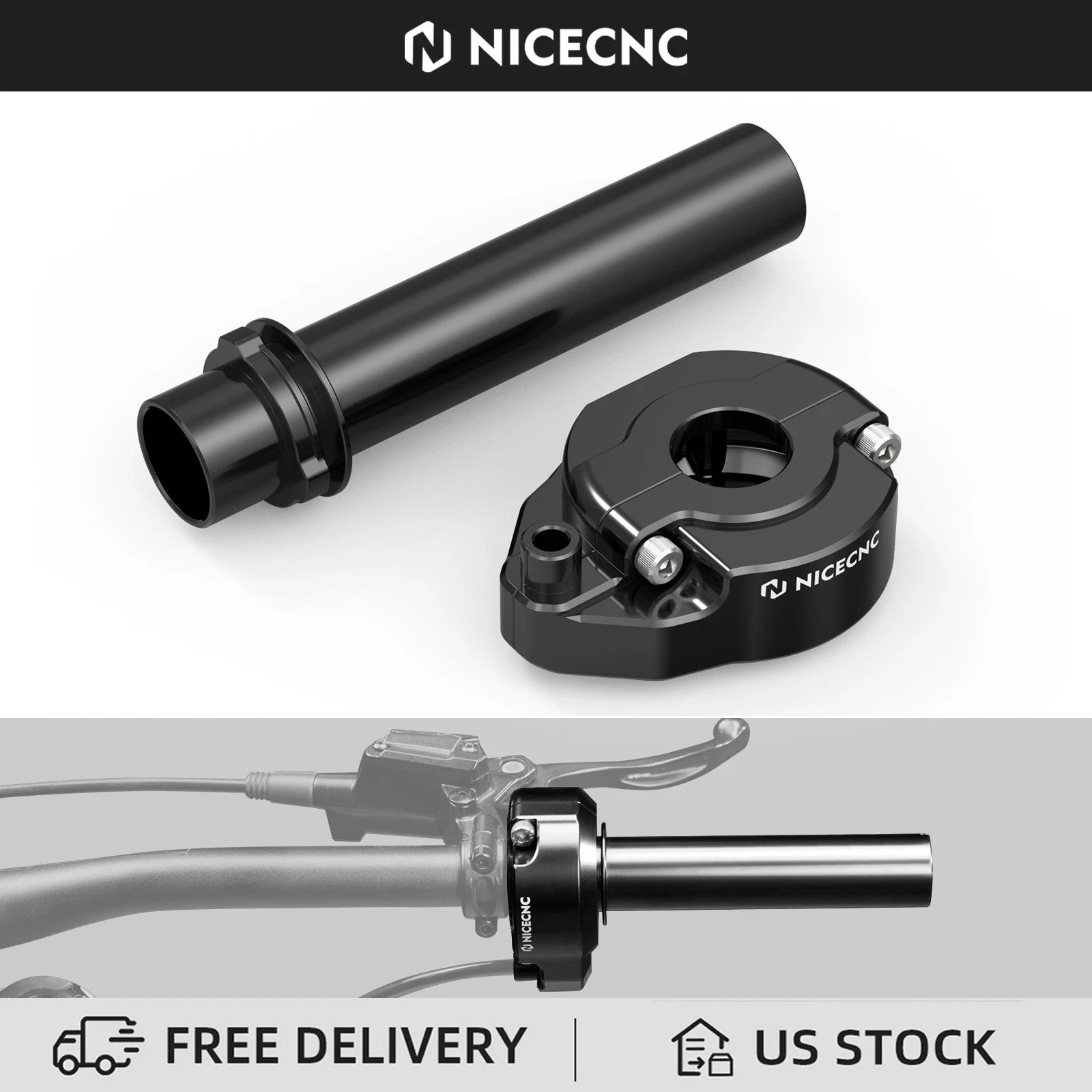 Throttle Housing with Tube for Surron Light Bee X S L1E Segway X160 X260