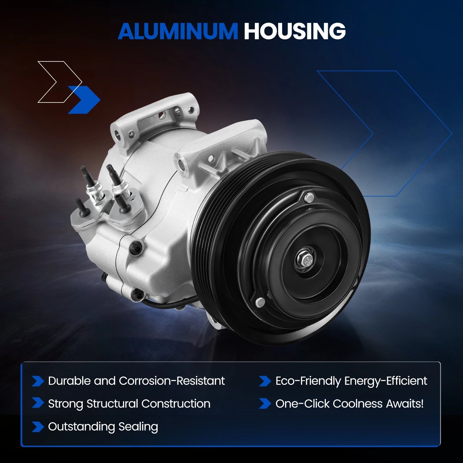 A/C Compressor CO11430C for Acura MDX (2014–2016) Honda Pilot (2016–2020)
