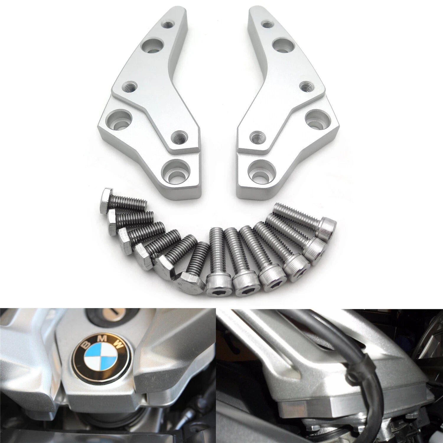 Pullback Handlebar Risers for BMW K1600GTL/GT (2012–2019)