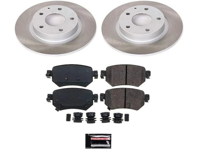 Rear Brake Pad and Rotor Kit for Mazda 6 (2016–2021) ZD524ZZ