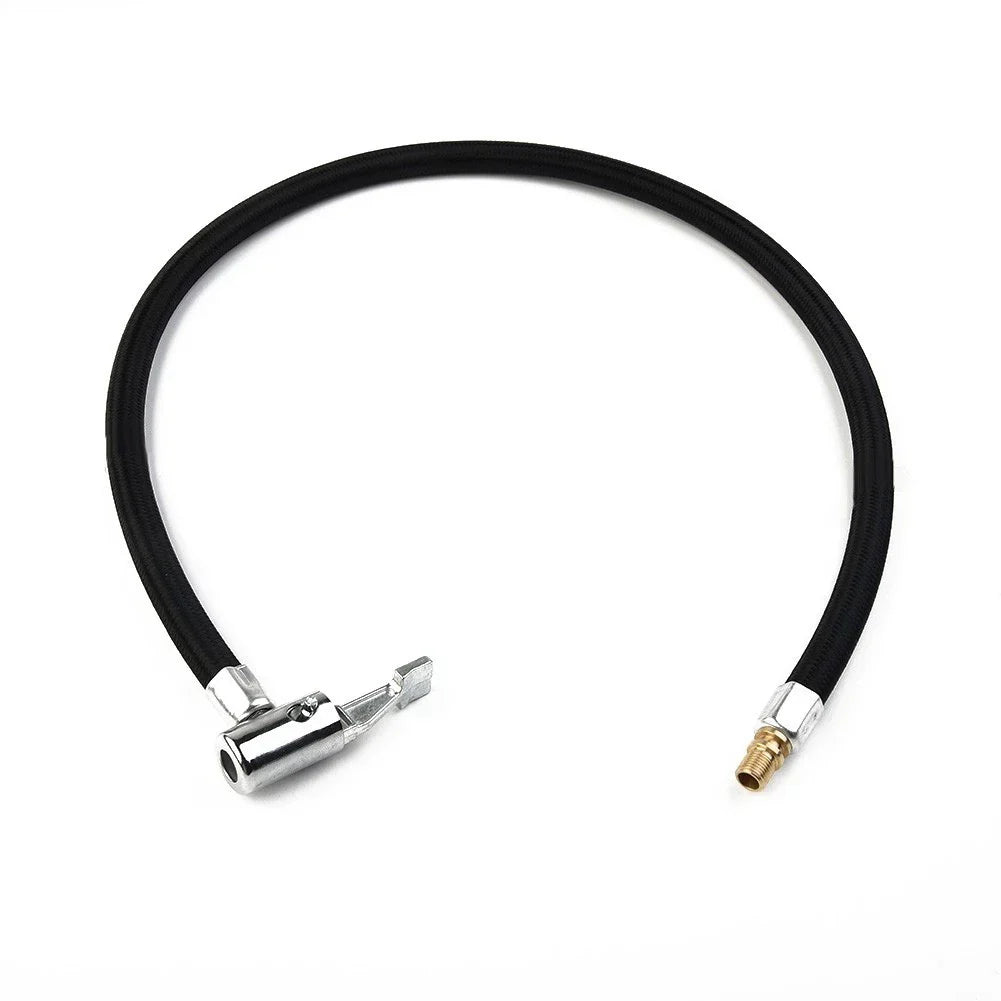 Pipe Air Inflator Hose Adapter 60cm Rubber Metal Cloth
