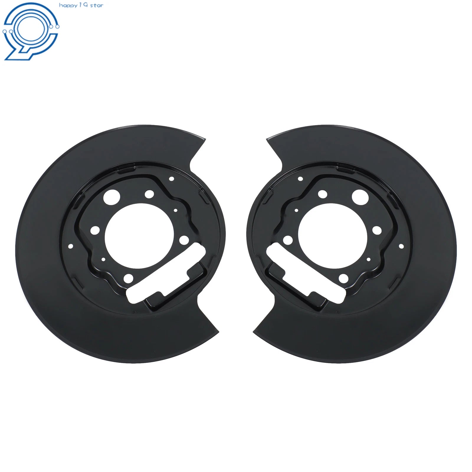 Set of 2 Rear Brake Dust Shields for Ford F-150 (2004–2008)