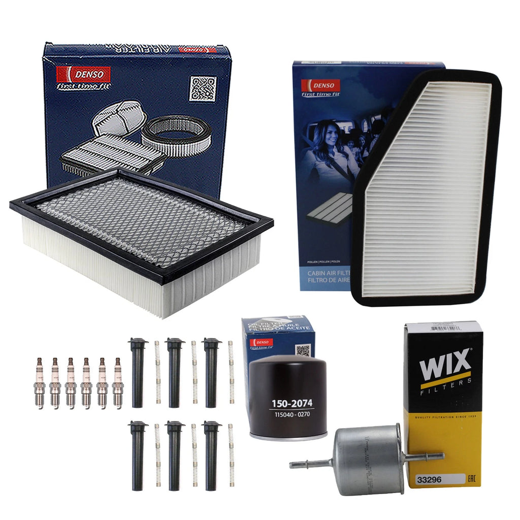 Denso Tune Up Kit with NGK 6 Spark Plugs & Boots for Tribute S (2008)